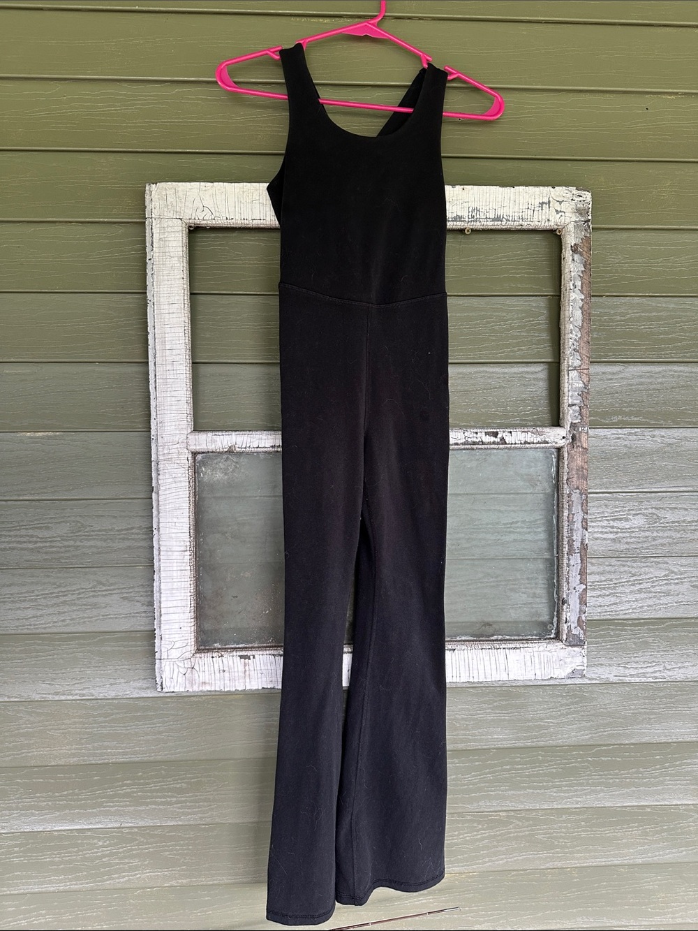 Old Navy Black Knit Girls' Sleeveless Jumpsuit Romper